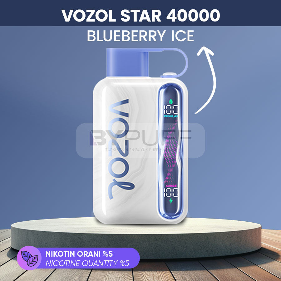 Vozol Star 40000 - Blueberry Ice