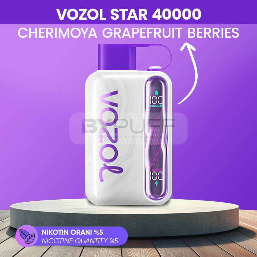 Vozol Star 40000 - Cherimoya Grapefruit Berries