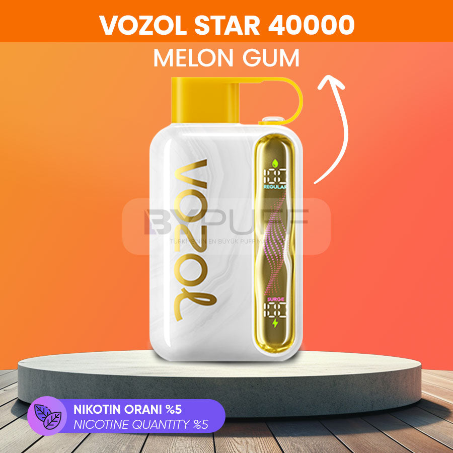 Vozol Star 40000 - Melon Gum