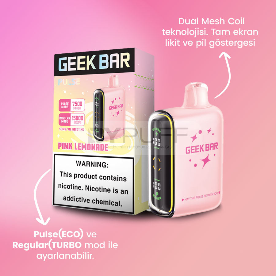 Geek Bar Pulse 15000 Pink Lemonade