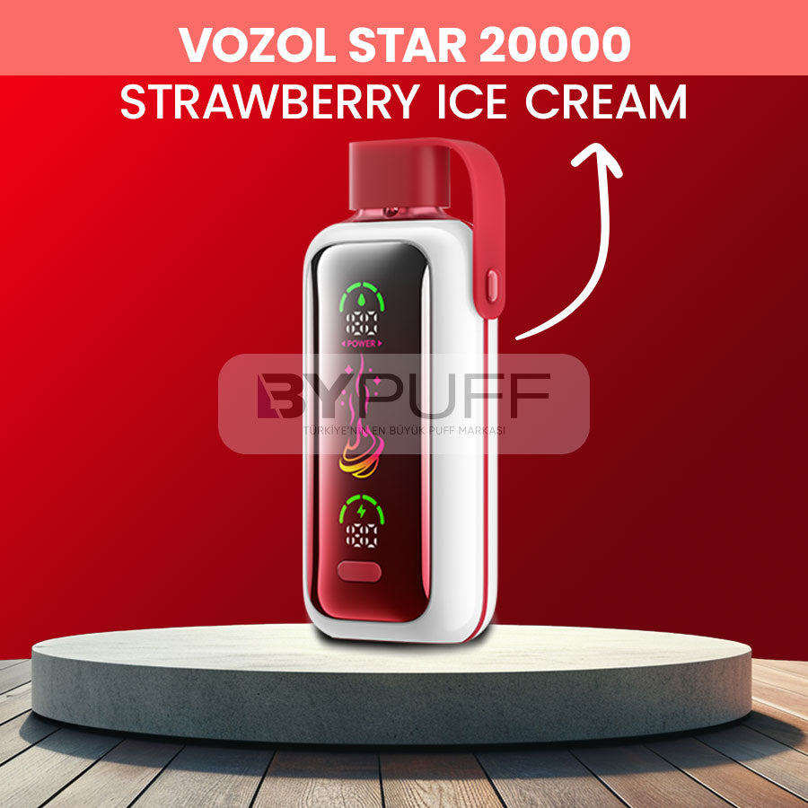 Vozol Star 20000 Strawberry Ice Cream