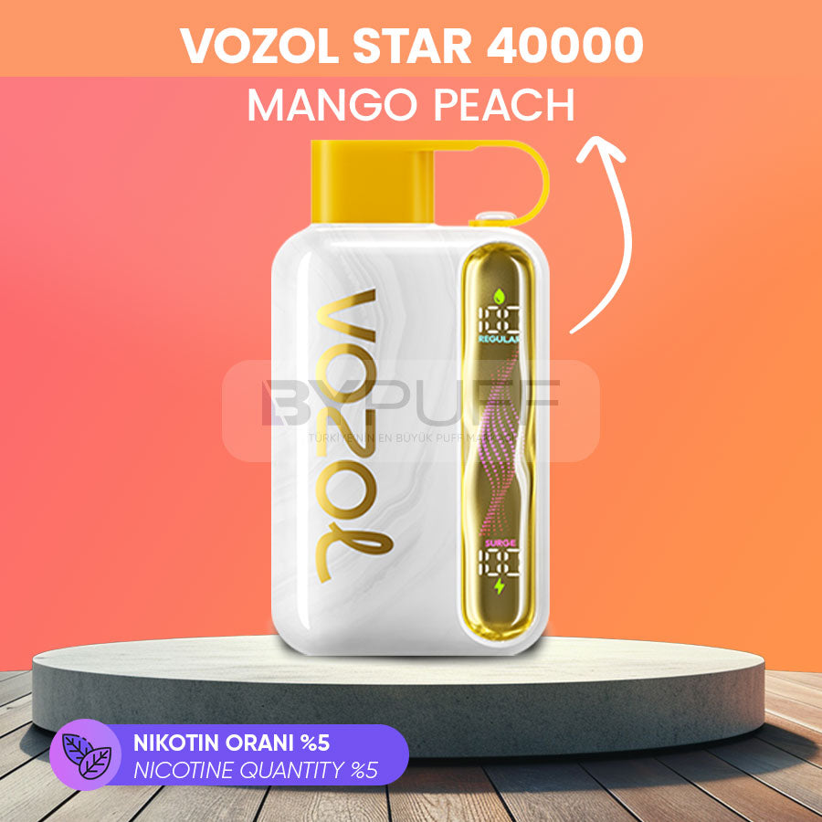 Vozol Star 40000 - Mango Peach