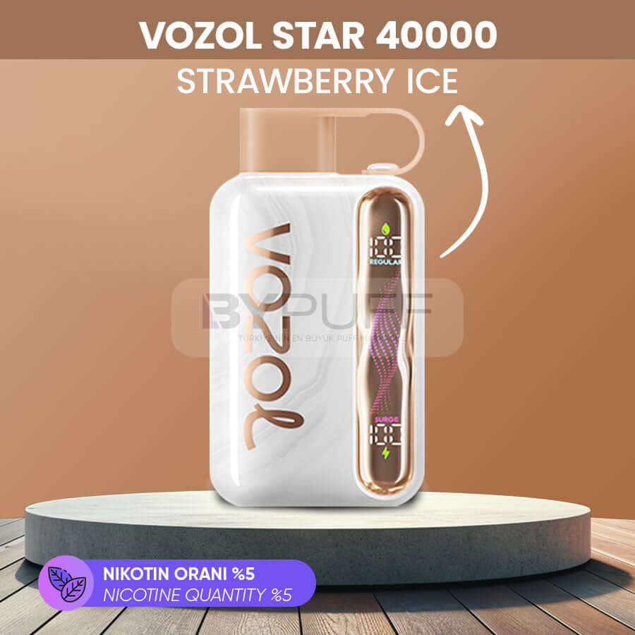 Vozol Star 40000 - Strawberry Ice